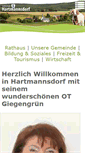 Mobile Screenshot of hartmannsdorf-giegengruen.de